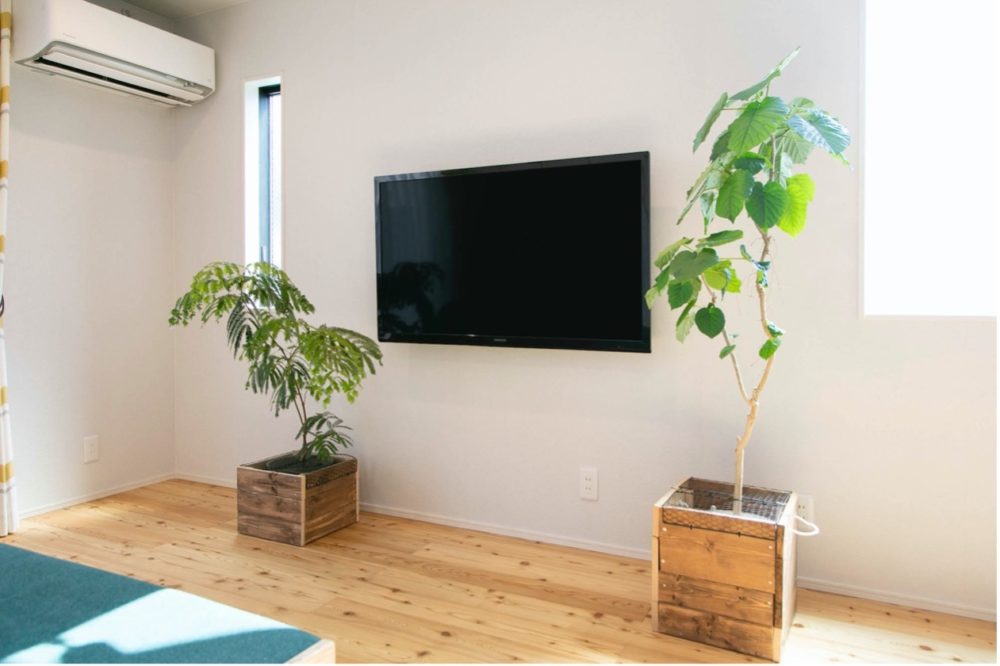 新築のお家に壁掛けテレビを取り入れるテクニックをご紹介♪のイメージ